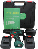 Акк. дрель-шуруповёрт FAVOURITE DC 1802 PROMO 18В, 2Ач, 30Нм Li-ion (101101802)