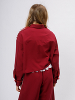 Жакет рубашка укороченная