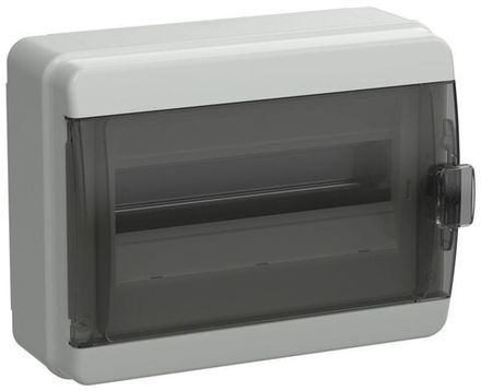 Корпус КМПн-12 TEKFOR IP65 черн. прозр. дверь пластик. IEK TF5-KP72-N-12-65-K03-K02