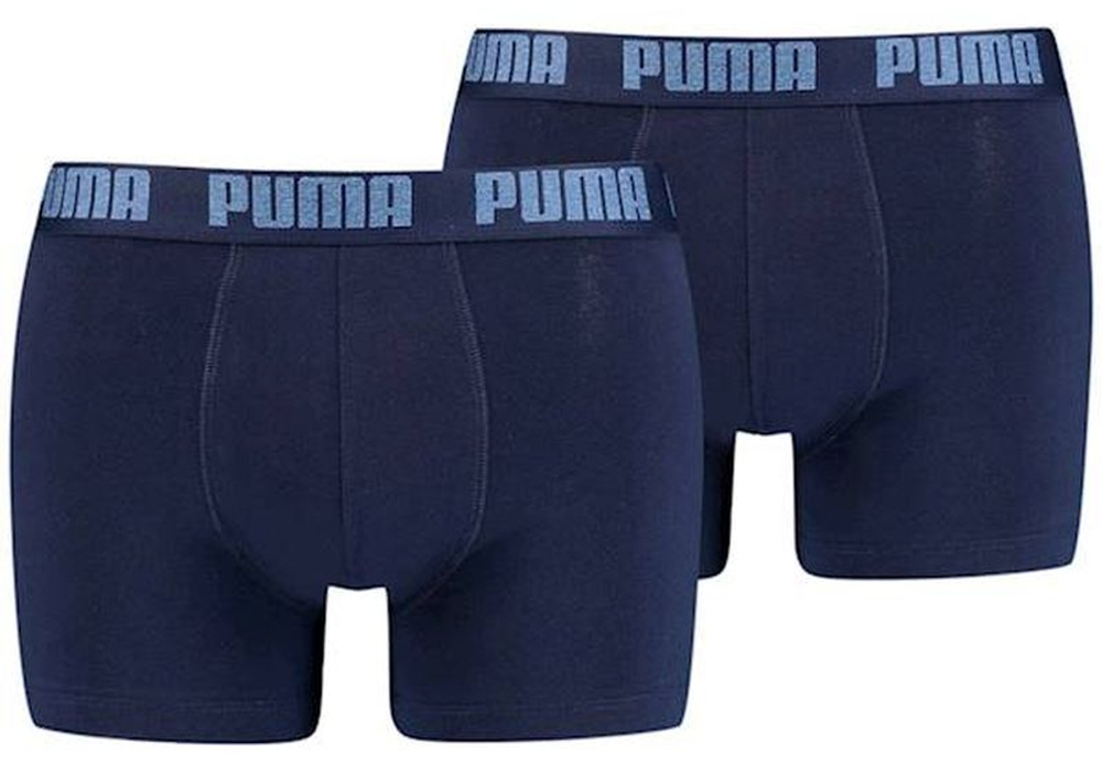 Мужские спортивные боксеры Puma Basic Boxer 2P - navy