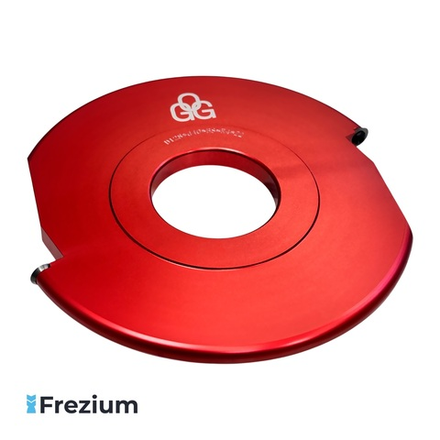 Галтельная насадная фреза алюминиевая со сменными ножами "O.G.Germany" 128x40x8 R4 Z2; SO583914