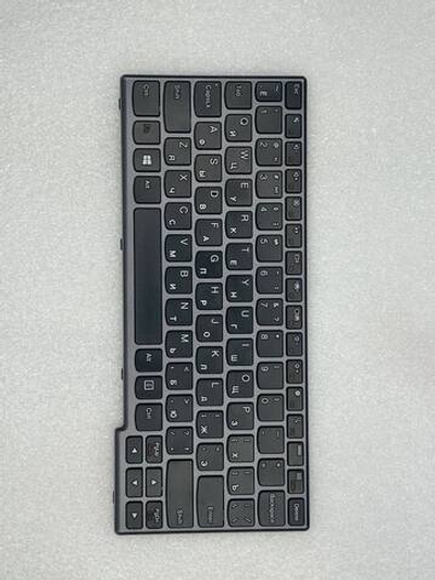 Верхняя панель с клавиатурой (топкейс) для ноутбука Lenovo K3011 раскладка - русская, без подсветки, черная, без отпечатка пальца (90202249), оригинал