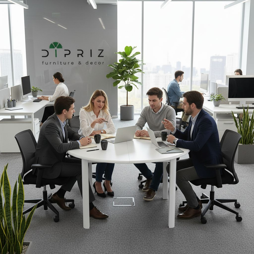 Стол кухонный 100х100х73, Вестфалия, круглый, раздвижной, столовый, в гостиную, массив сосны, Диаметр 140 см, белый воск, Dipriz