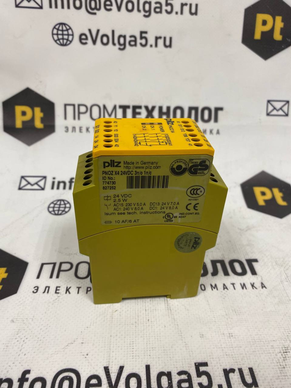 PILZ PNOZ X4 24VDC 3n/o 1n/c* 774730 б/у
