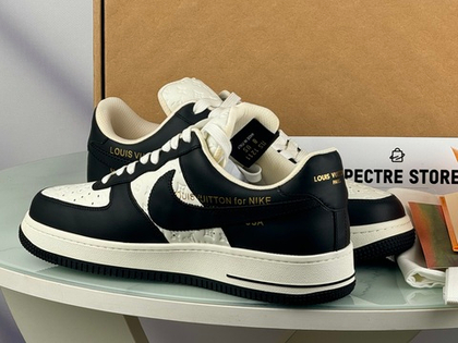 Nike Air Force 1 x Louis Vuitton Black White