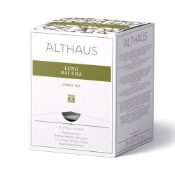 Чай зеленый Althaus Lung Bai Cha Pyra Pack в пирамидках, 15шт