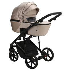 Детская коляска Adamex Mobi Deluxe 2 в 1 M-SD10 (БЕЖЕВЫЙ ПЕРЛ+СВЕТЛО-БЕЖ.КОЖА)