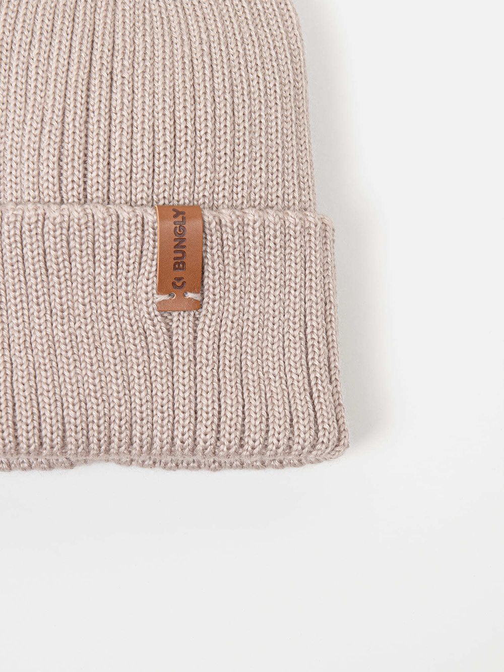 Шапка свечка из смесовой шерсти однослойная "Ваниль"