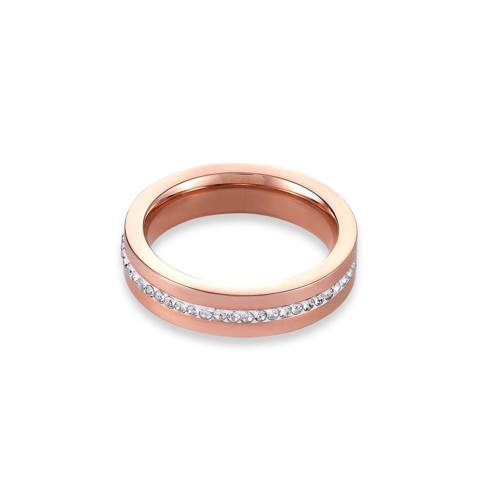 Кольцо Coeur de Lion Crystal-Rosegold 18.5 мм 0226/40-1800 58
