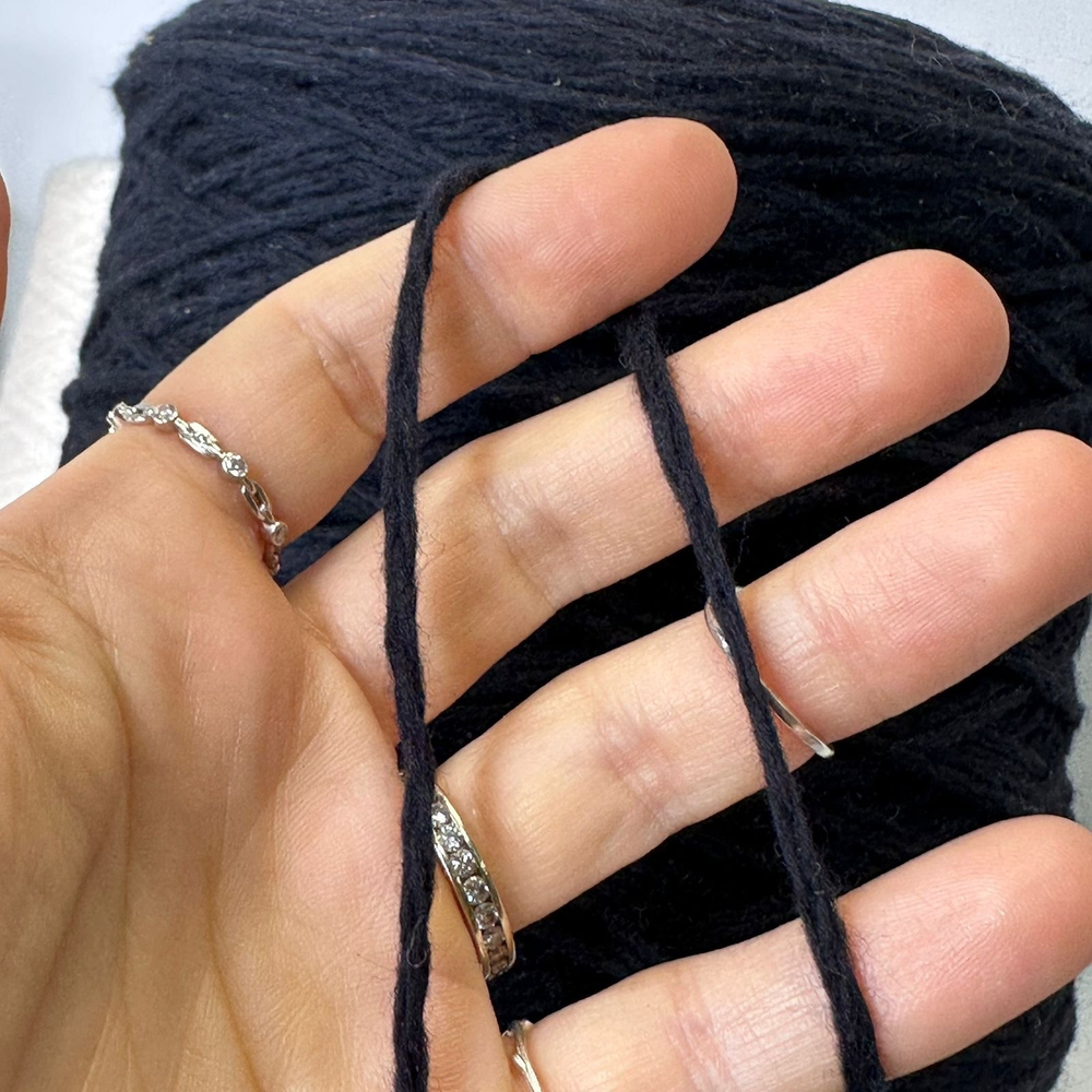 HARBOR - Filpucci; 100% меринос; шнурок; 200м/100гр; col. 625449 DARK BLUE, цвет: черно-синий; S708 S300L