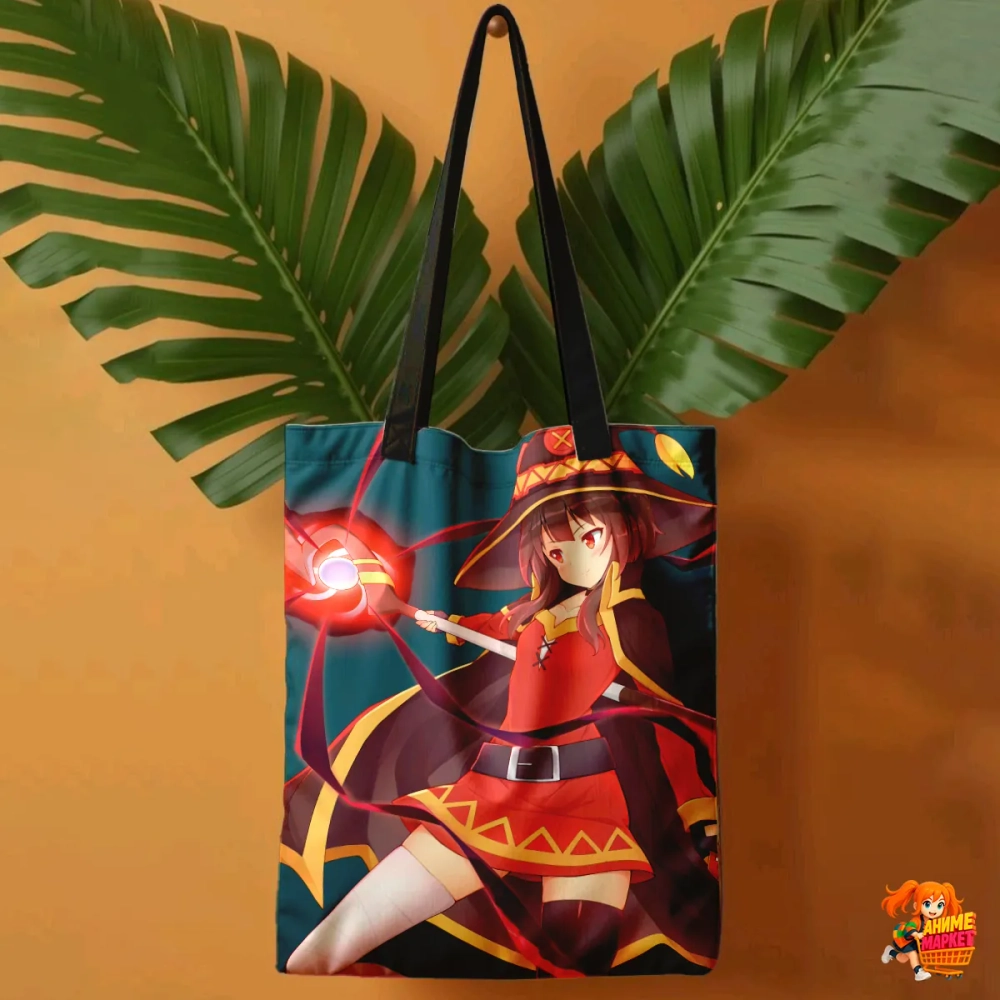 Сумка шоппер с принтом KonoSuba