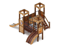Детский игровой комплекс Королевство (Картонное) ДИК 1.15.03-12 H=900