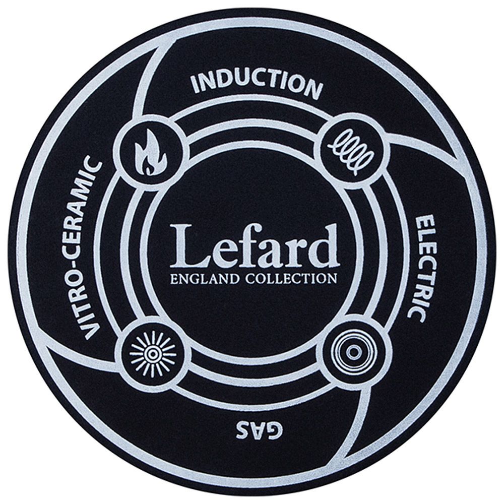 КАСТРЮЛЯ ЭМАЛИРОВАННАЯ LEFARD С КРЫШКОЙ 4,8Л, ДИА.22СМ ПОДХОДИТ ДЛЯ ИНДУКЦИОН.ПЛ