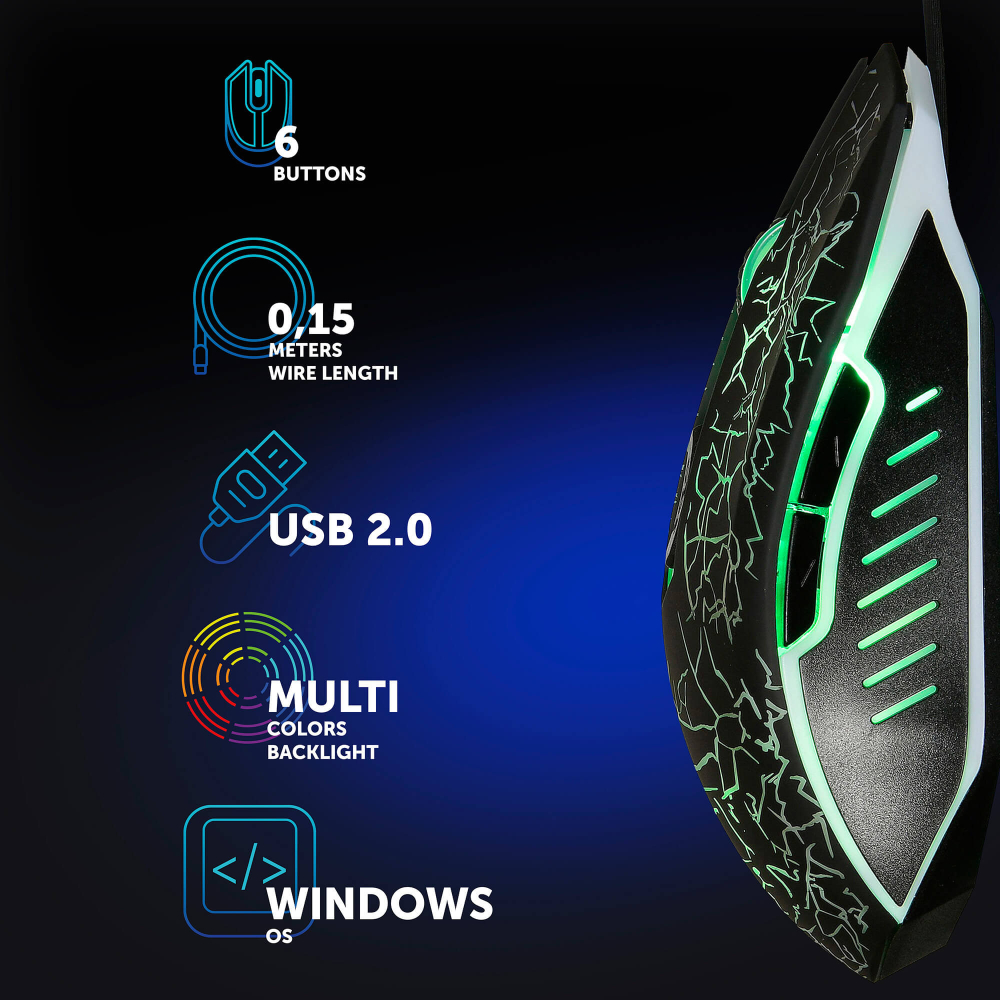 Игровой набор 3-в-1 Оклик HS-HKM100G IMPERIAL