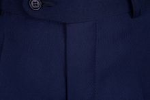 Школьные брюки с классической посадкой STENSER, цвет синий