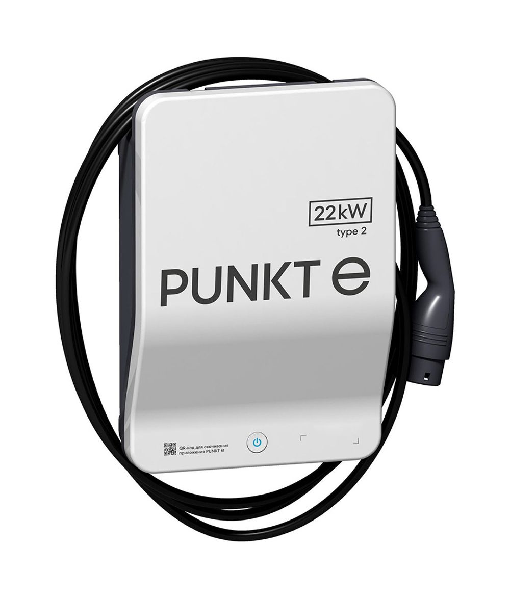 Зарядная станция PUNKT E Schneider Electric Smart Wallbox 22 kW - 2