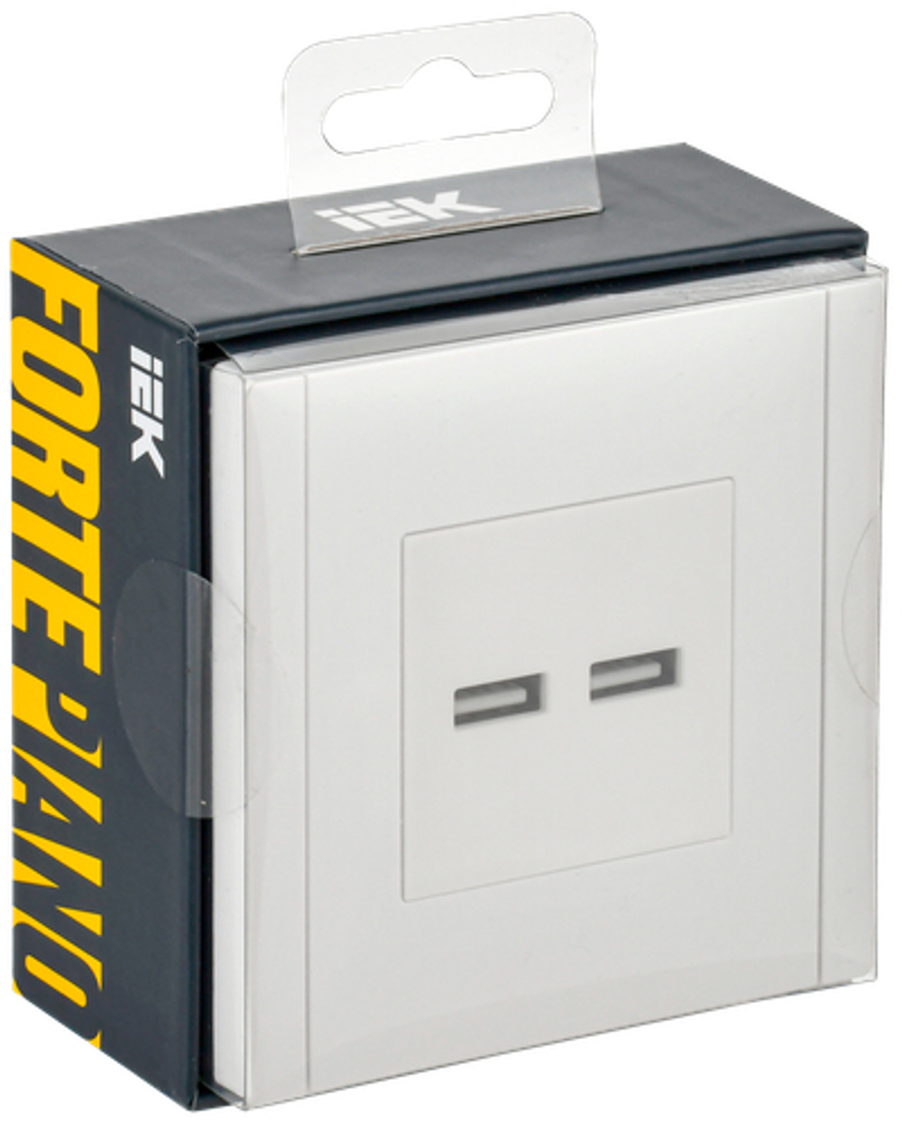 FORTE&PIANO Розетка USB A+A 3,1А FP249 белый IEK