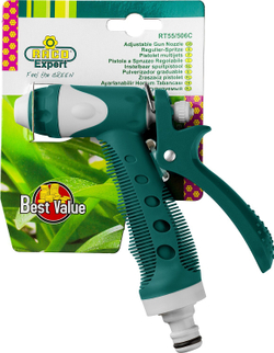 RACO 506C, плавная регулировка, курок сзади, пластиковый с TPR, поливочный пистолет (4255-55/506C-30)