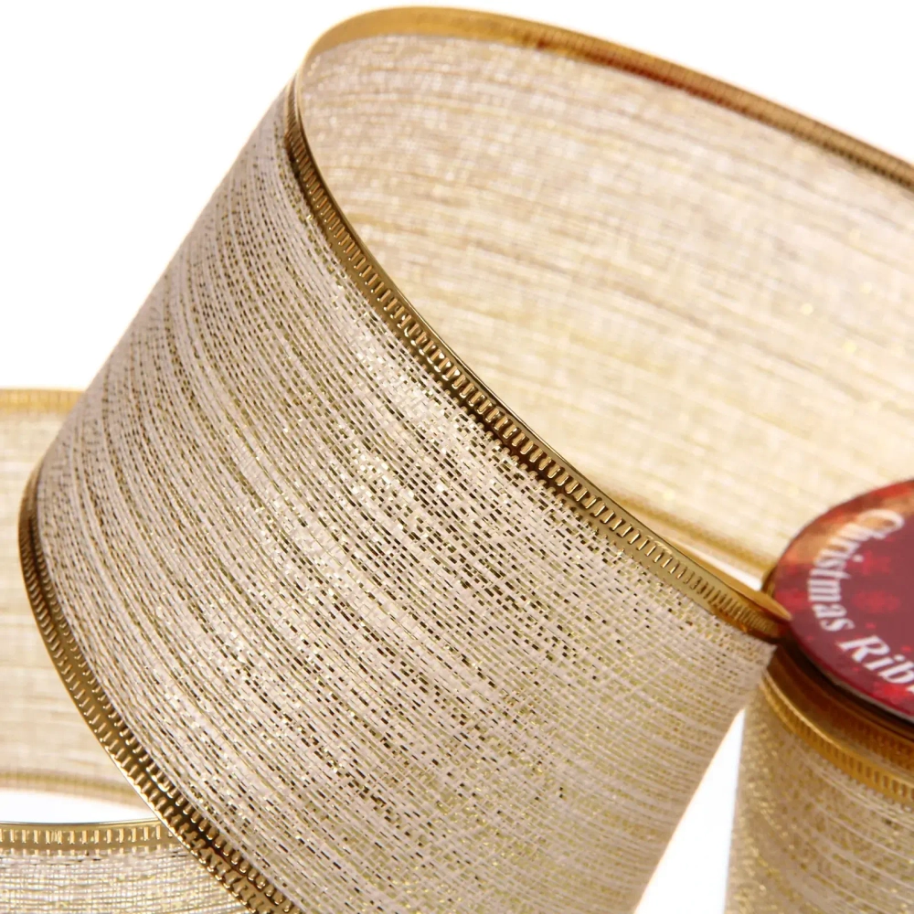 Лента для декорирования «Линии судьбы « 6,3 см, 2,7 м, Шампань