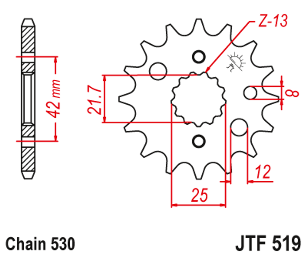 Звезда JTF519.16