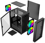 Корпус mATX Xastra A305M 3ARGB