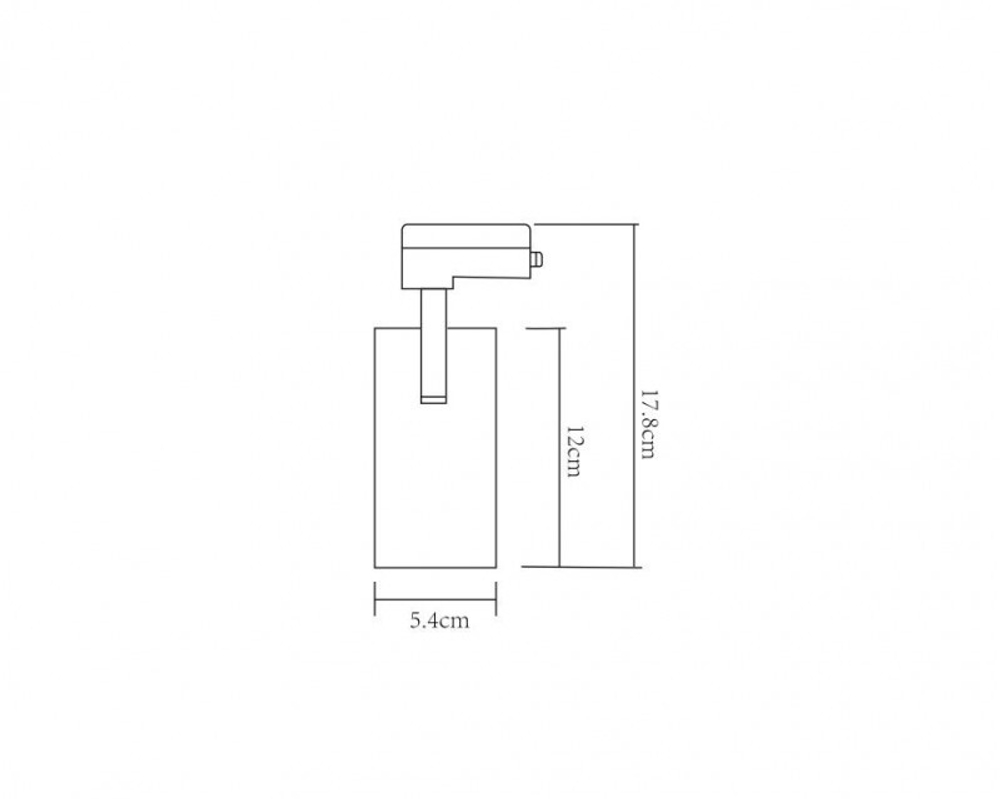 Трековый светильник Arte Lamp A4568PL-1WH