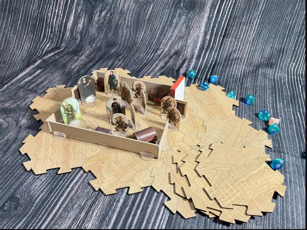 Поле для НРИ Гексы.