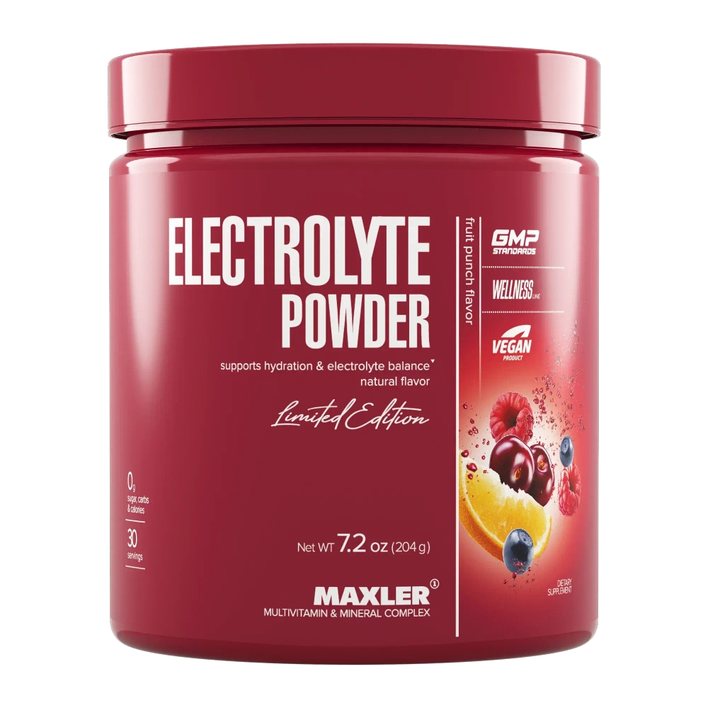 Изотоник Maxler Electrolyte Powder 204 г фруктовый пунш
