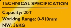Пресс гидравлический напольный 20т JCB JCB-TY20001
