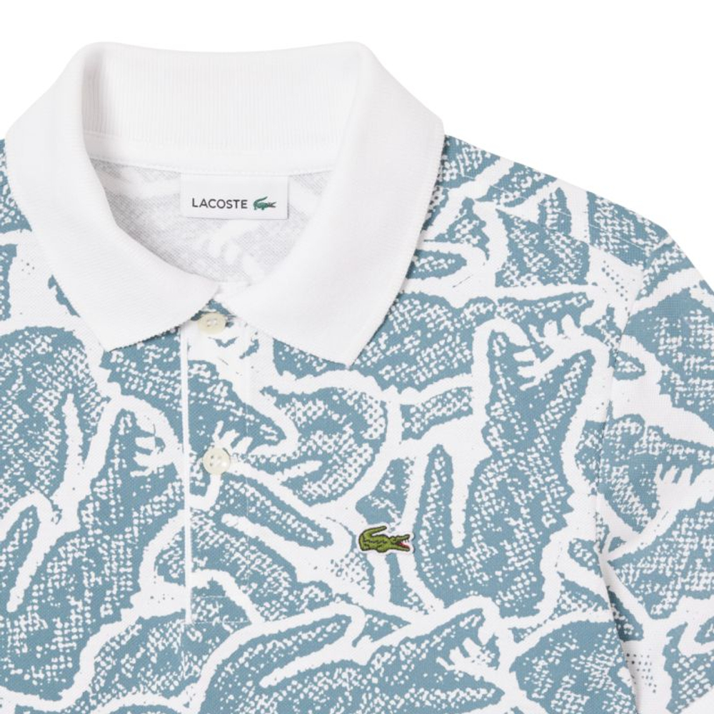 Детская теннисная футболка Lacoste Kids Petit Piqu_ Print