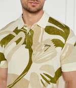 Поло SLUB AOP GUESS - зеленый(M4GP03 KC601)