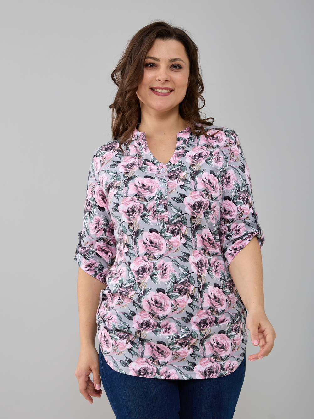 Блузка БЛ-323/чайнаяроза