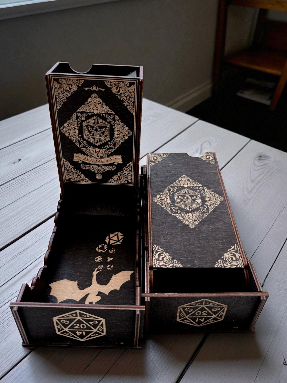 Dice Tower «ДнД мастер» — дерево