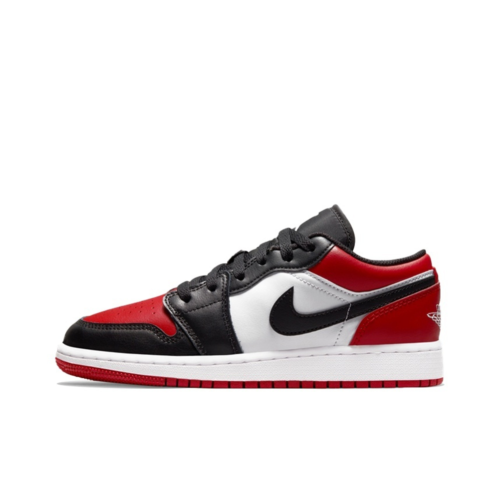 Кроссовки Air Jordan 1 Low Bred Toe