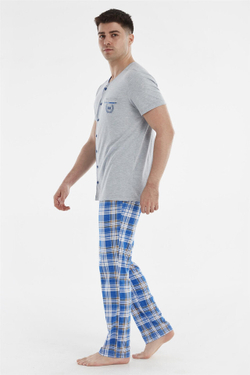 RELAX MODE / Пижама мужская со штанами хлопок - 10412