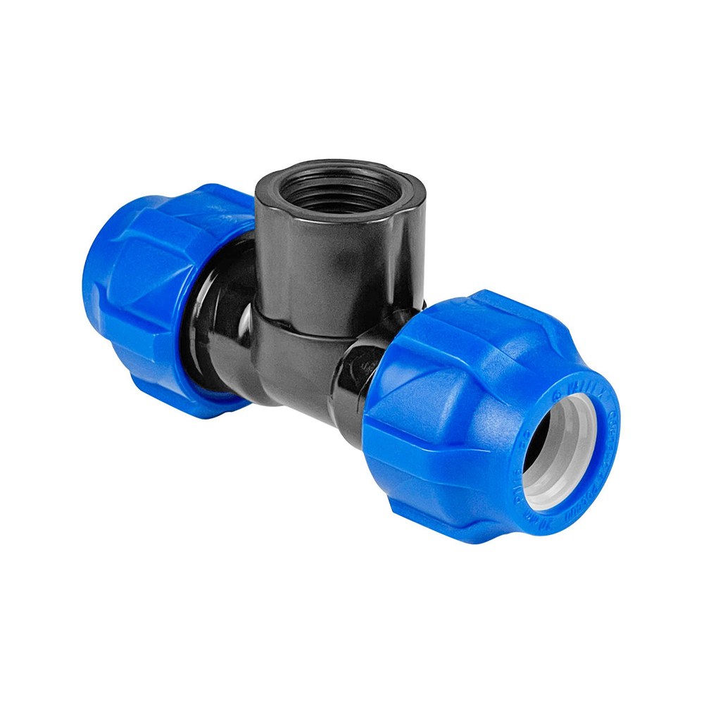 Тройник компрессионный переходной с внутренней резьбой