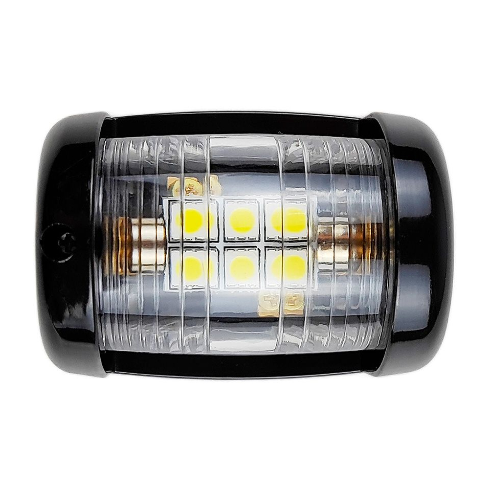 Навигационный огонь светодиодный топовый, черный корпус, 59х42х43 мм (10269219)