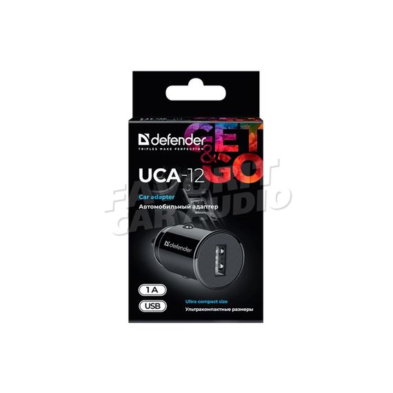 АЗУ 1USB Defender UCA-12 1000mAh чёрный