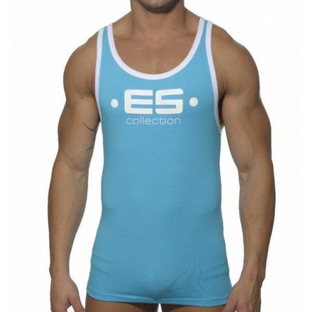 Мужская майка голубая ES COLLECTION TANK TOP SKY-BLUE