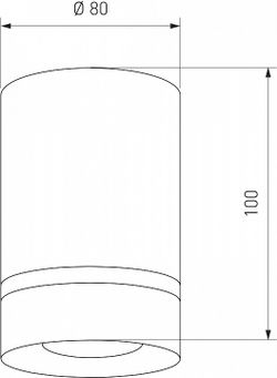 Накладной светильник Elektrostandard Topper a063932