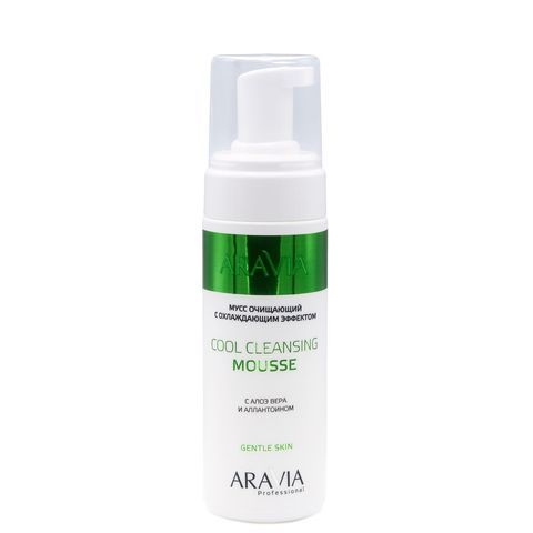 Мусс очищающий с охлаждающим эффектом Cool Cleansing Mousse, 160 мл, ARAVIA Professional