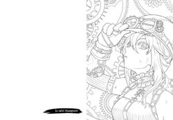 Hachette  раскраска по номерам  L'art du coloriage manga