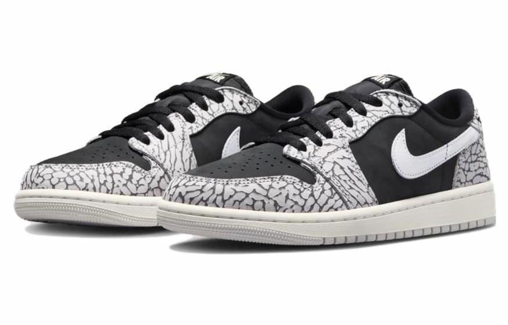Кроссовки Jordan Air Jordan 1 Low "Black Cement" (Женская размерная сетка)