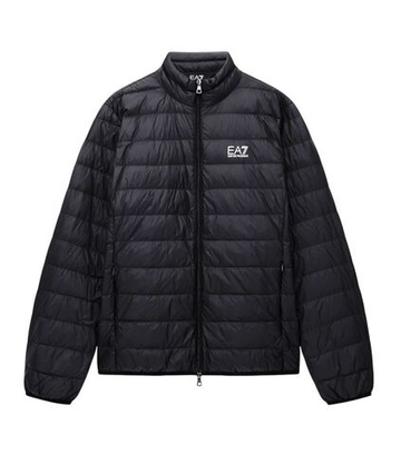 Мужская теннисная куртка EA7 Man Woven Down - black