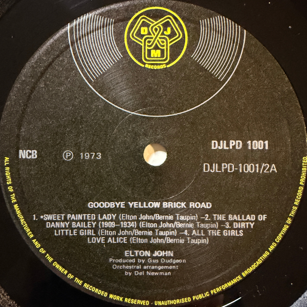 Elton John ‎– Goodbye Yellow Brick Road 2LP (Скандинавия 1973г.)