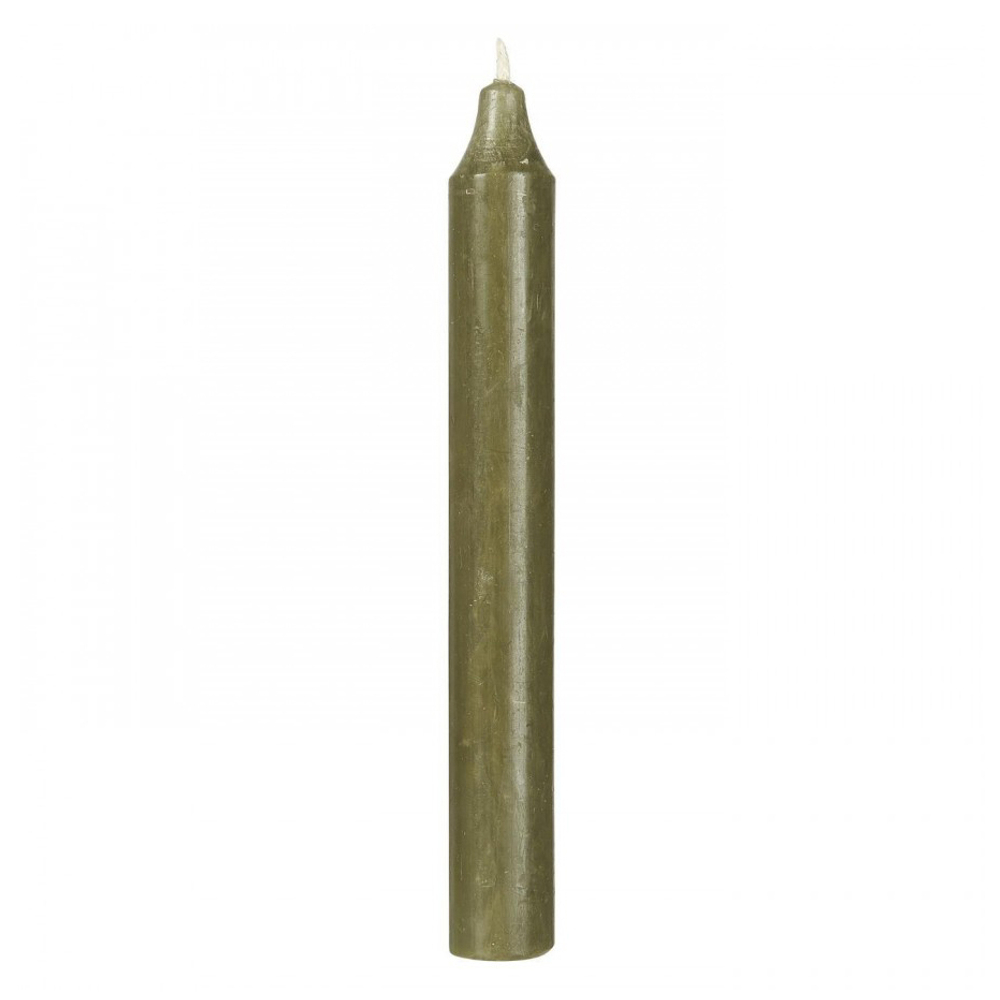 Свеча forest green rustic, 18 см