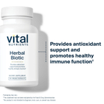 Vital Nutrients, Herbal Biotic, биотик, 60 веганских капсул