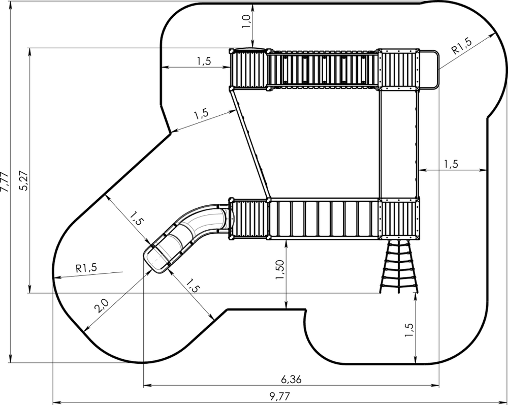 Детский городок Санта-Крус ДГ150.00.1