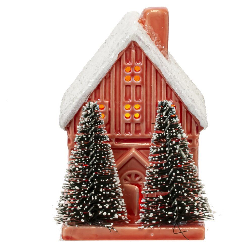 GAEM Фигурка декоративная "Домик" (подсветка, LR44х2), L6 W7,5 H9 см, 3в.