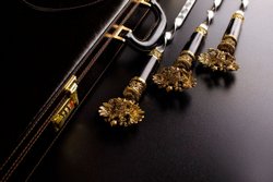 Подарочный набор шампуров в кейсе "Держава"